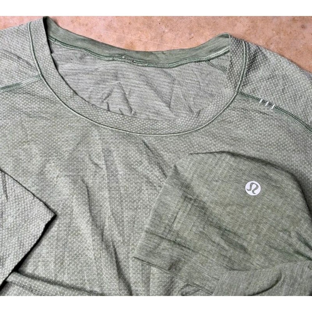 Lululemon Men's xxl Metal Vent Tech Short Sleeve Shirt Heather Sage Green 2xl